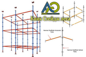 Леса Kwikstage производства Альборз Галеб