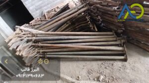 دپوی ۵۰۰ عدد شمع فلزی ۴.۵ متری در کرمان