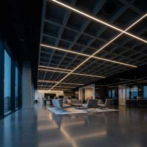 نمای مدرن قالب وافل سقفی