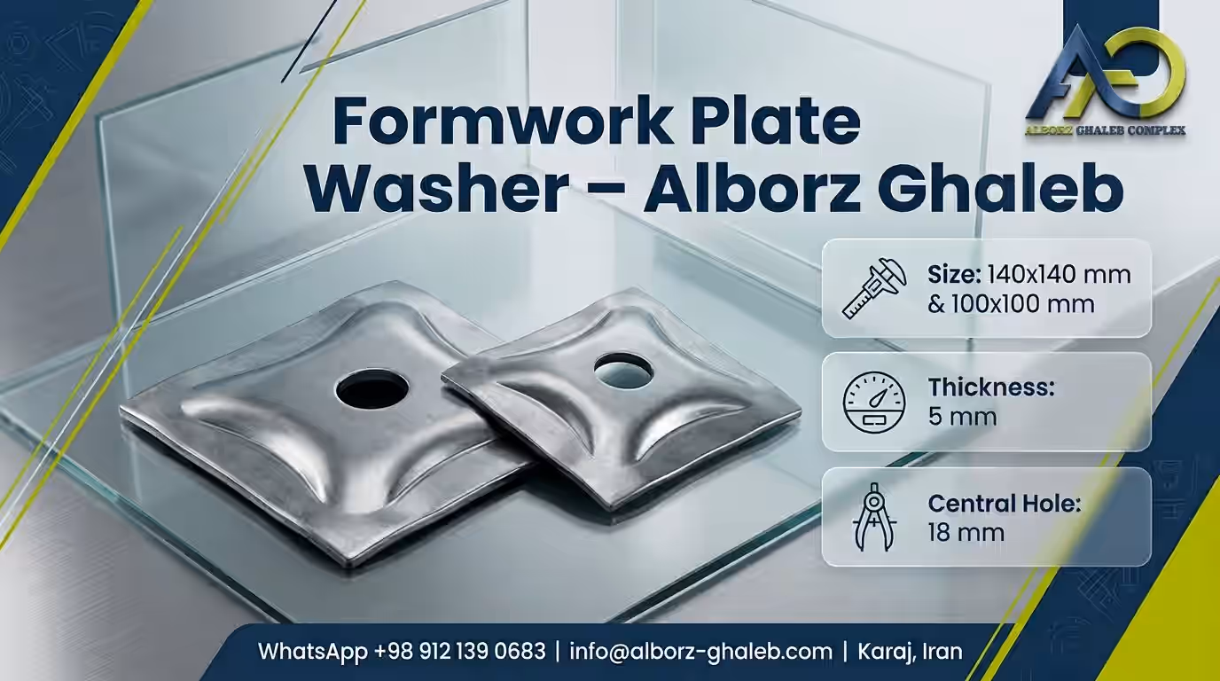 Dome Waler Plate 14x14 cm Heavy Duty 5mm Thickness