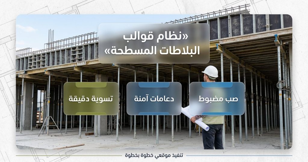 نظام قوالب البلاطات المسطحة: دليل التنفيذ خطوة بخطوة