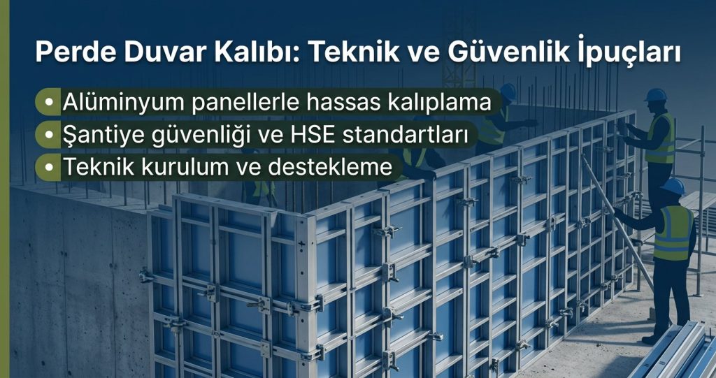 Perde Duvar Kalıbı: Teknik İpuçları, Güvenlik ve En İyi Uygulamalar İçin Kapsamlı Rehber
