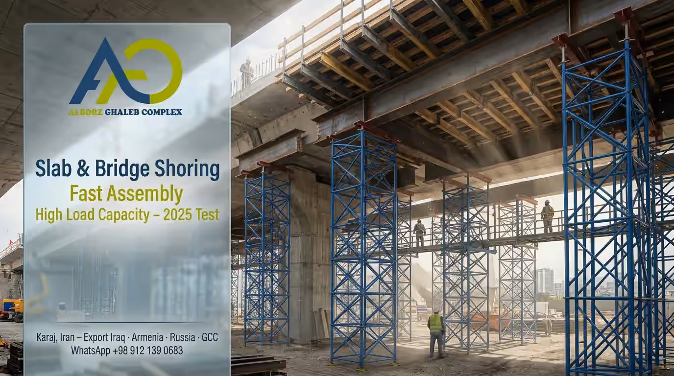 Triangular Scaffold | Omega Shoring System for Slabs and Bridge Decks 8 Triangular scaffold application for slab shoring and bridge deck construction