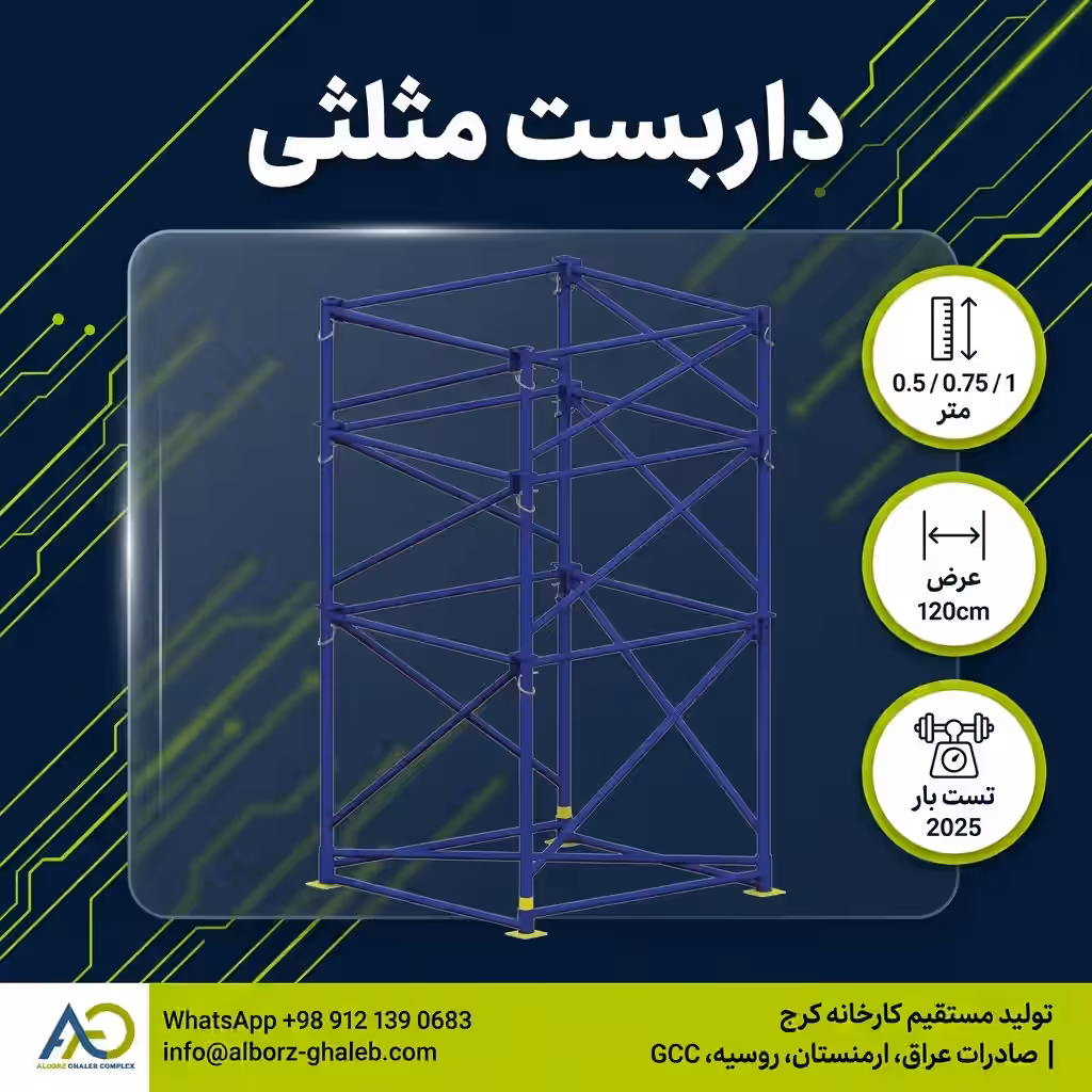 داربست مثلثی |خرید، تولید، و قیمت داربست اومگا (شورینگ) 14 پوستر مربع داربست مثلثی اومگا برای شبکه اجتماعی و معرفی سریع محصول