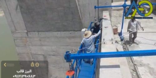 دستگاه بالابر نما با سبد 2 متری مناسب برای داکت ها و فضاهای محدود