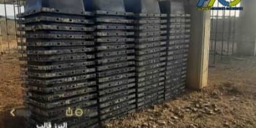 چیدمان قالب وافل ۸۰ در ۸۰ گنبد فیروزه دست دوم